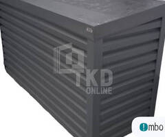 Osłona klimatyzatora pompy ciepła 180x40x120 antracyt TKD179